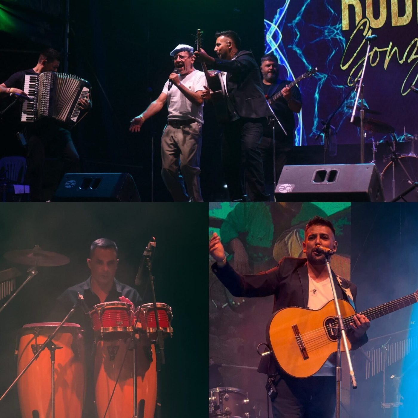 Rodrigo González y su banda en el festival Luna y Cuerdas